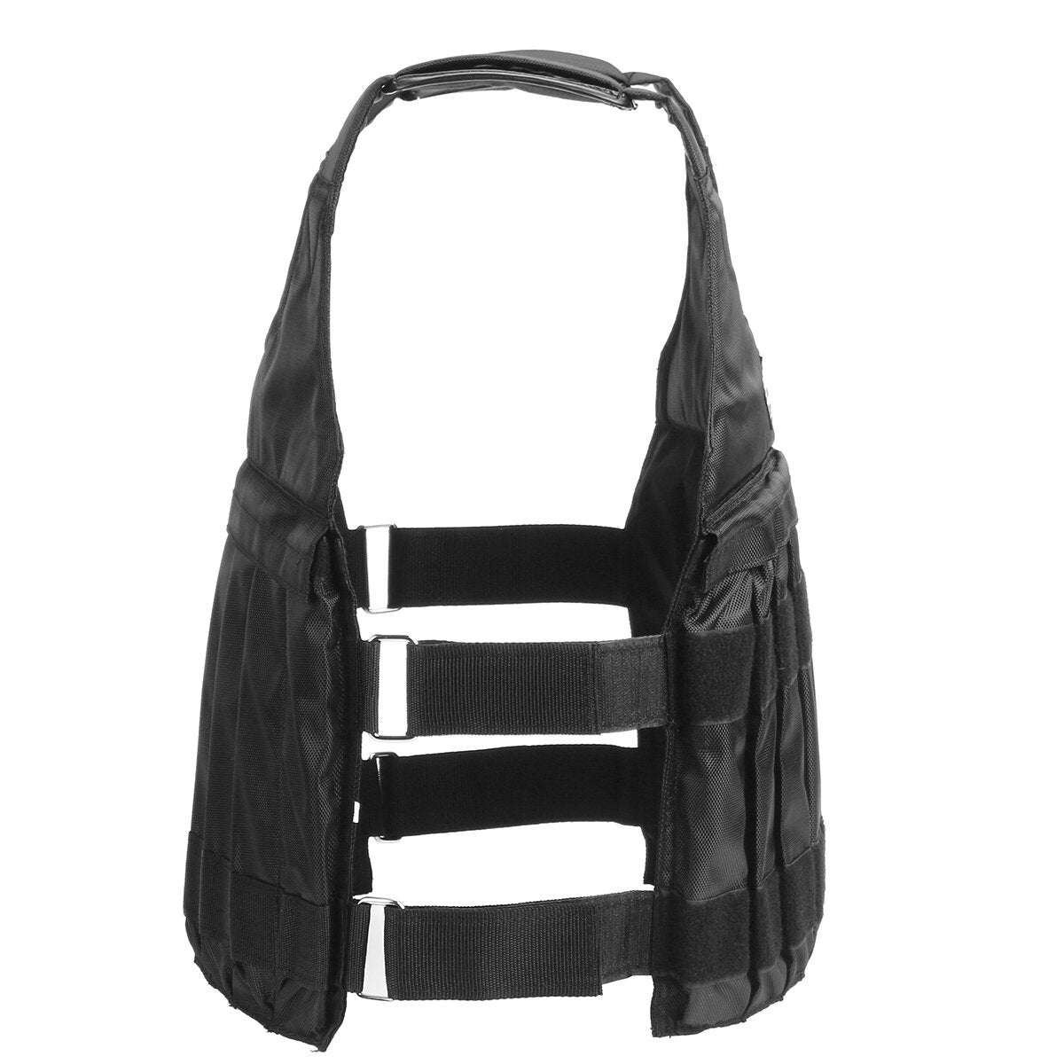 20/50kg Loading Weighted Vest Tactical Vest Adjustable Weight Boxing Training Exercise Tools - A