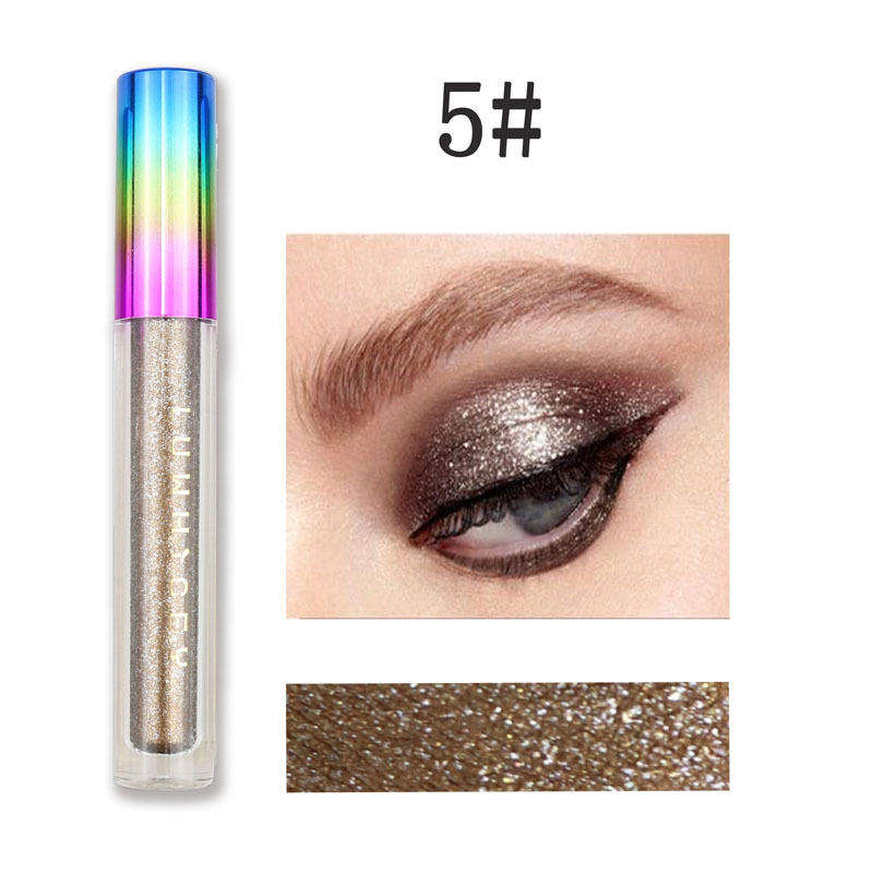 8 Colors Colorful Shimmer Glitter Liquid Eye Shadow Eye Makeup Long-Lasting - 1