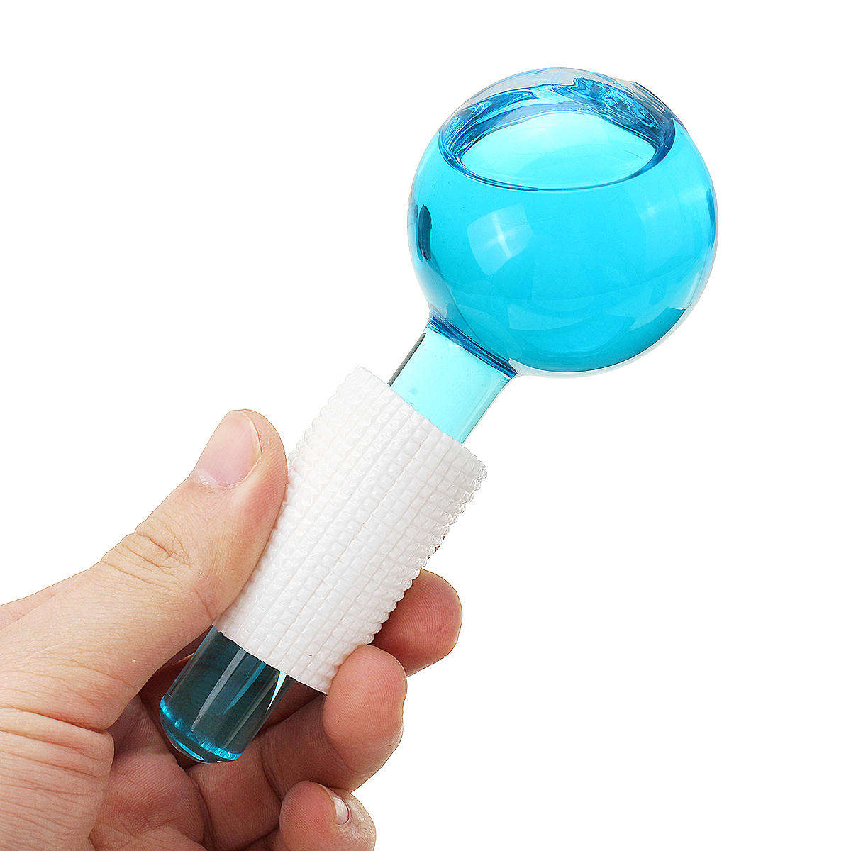 2Pcs/Kit Beauty Ice Ball Hockey Facial Tightening Energy Cold Compress Skin Manual Massager Handh...