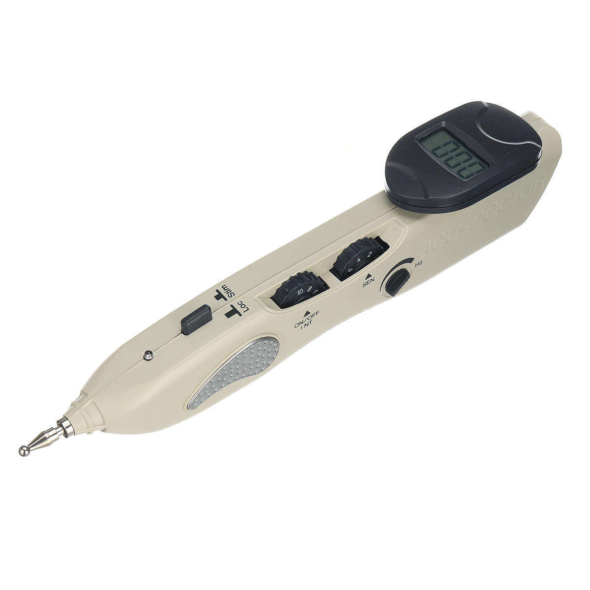 Handheld Rechargeable LCD Display Electronic Massager Acupuncture Pen Body Pain Relief Device