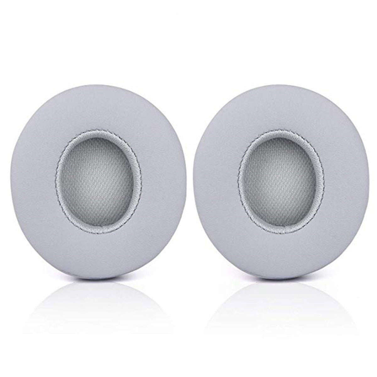 2Pcs Replacement Ear Pads Soft Cushion Cover Earmuff for Beats Solo 2 Headphone - White