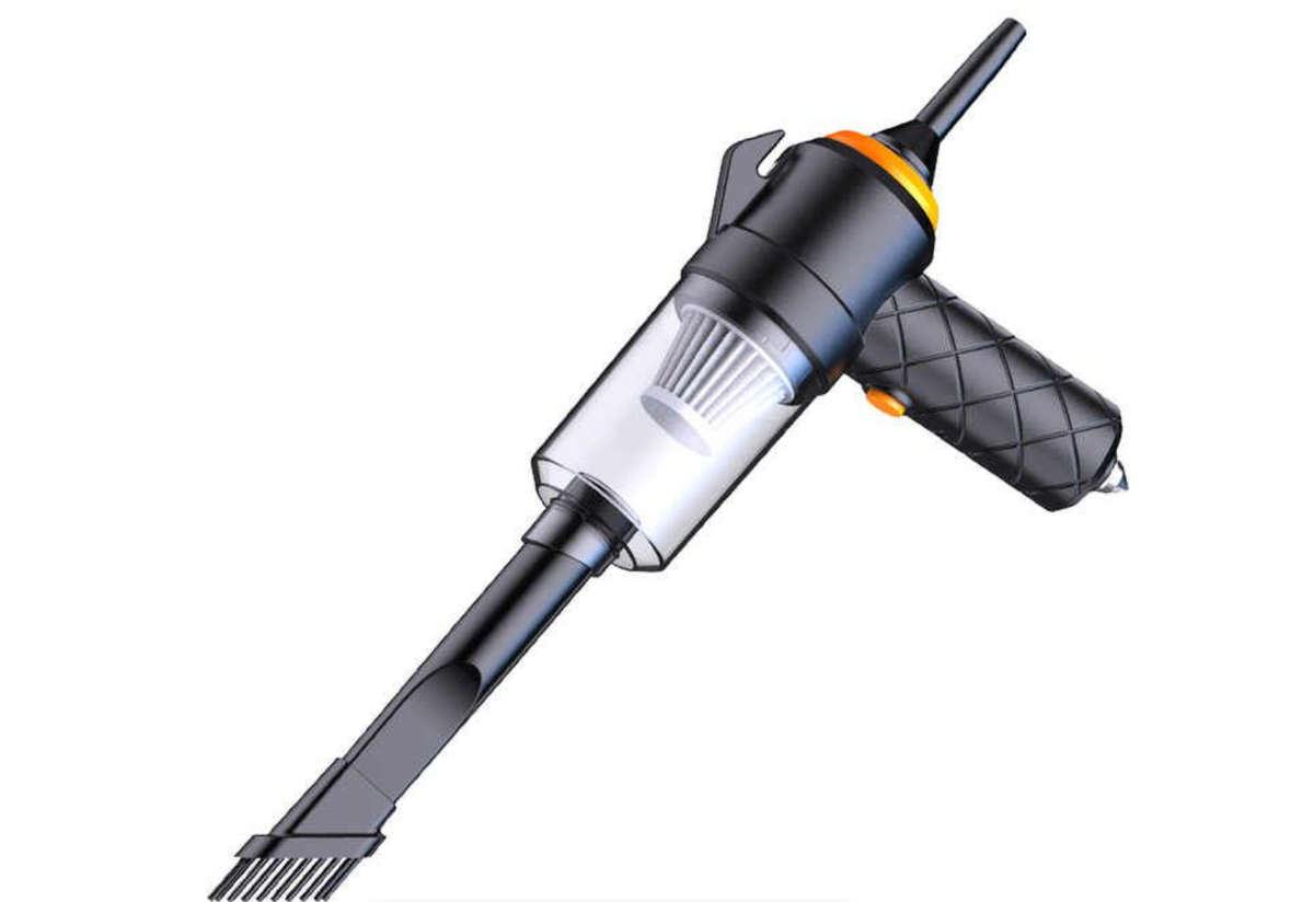 6 In 1 Multifunctional Emergency Car Vacuum Cleaner