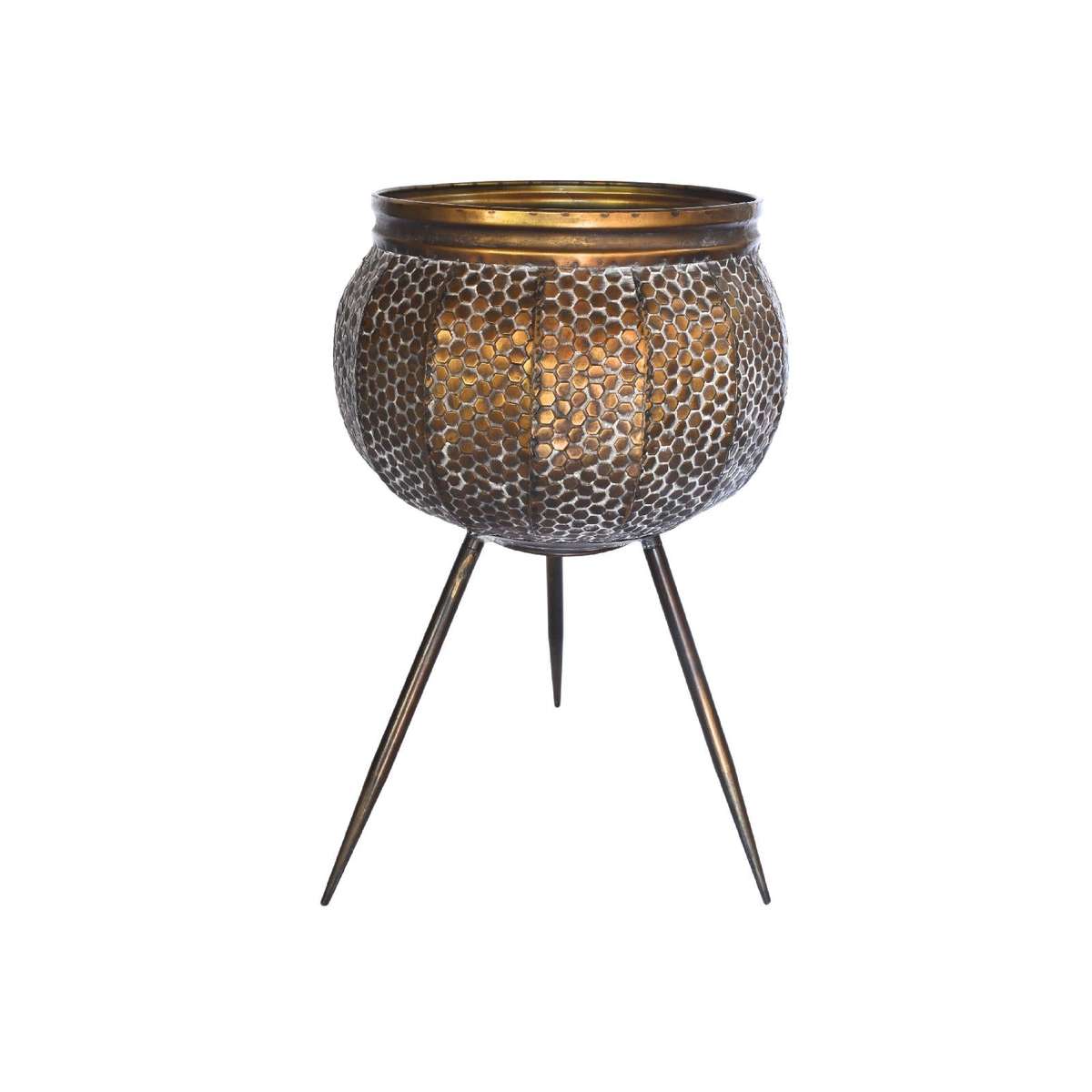 Rustic Metal Planter