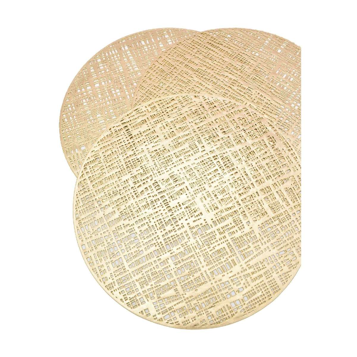 Gold Patterned Placemats (Set of 2)