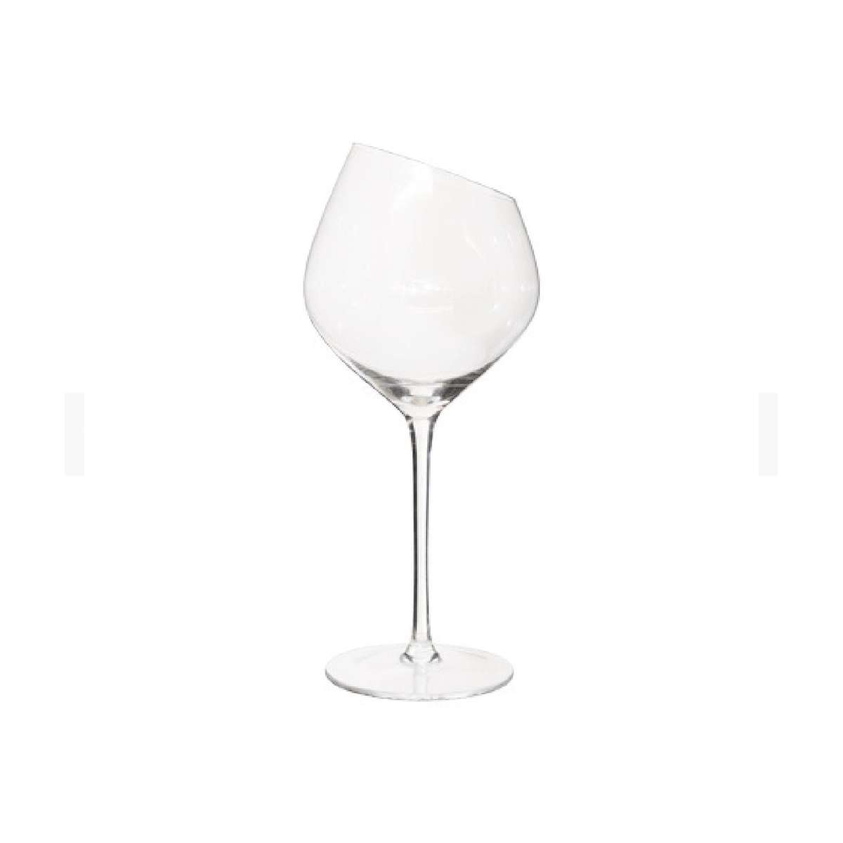 Slanted Wine Glass