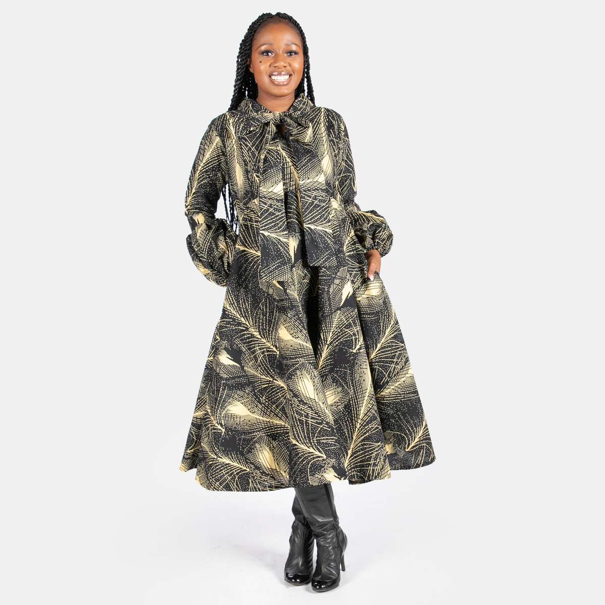 Ladies Magauta Dress - Black