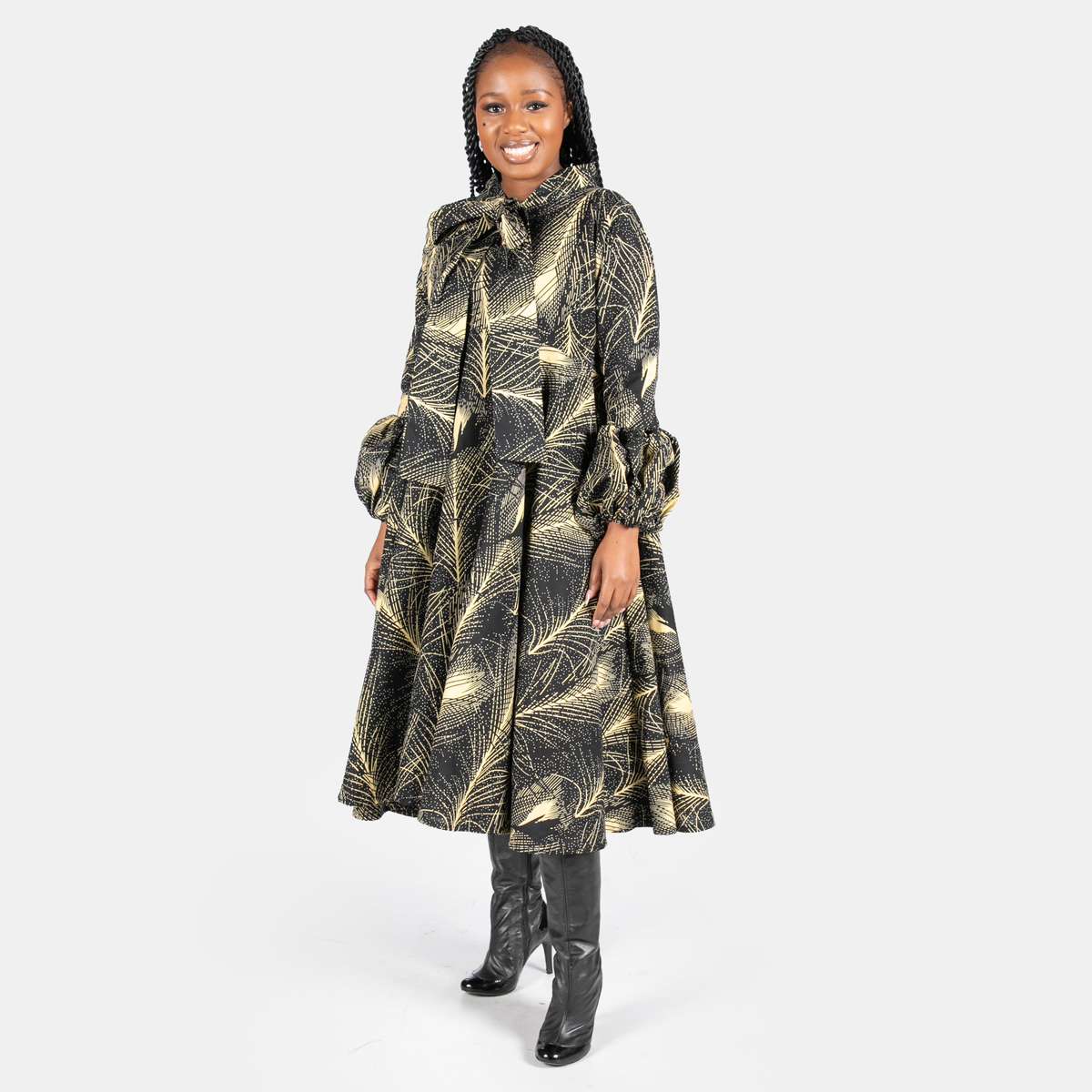 Ladies Magauta Dress - Black