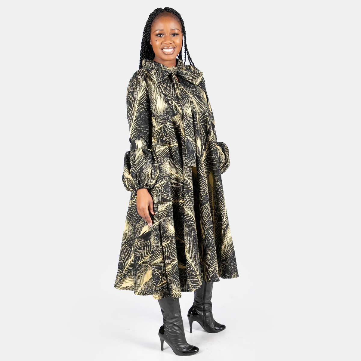 Ladies Magauta Dress - Black