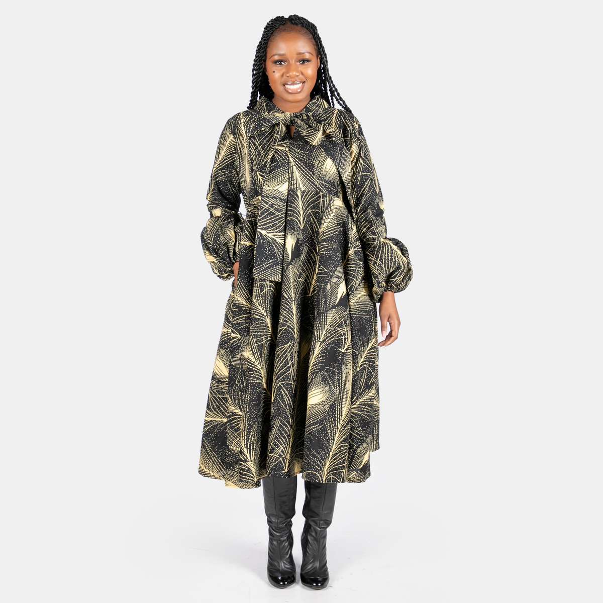 Ladies Magauta Dress - Black