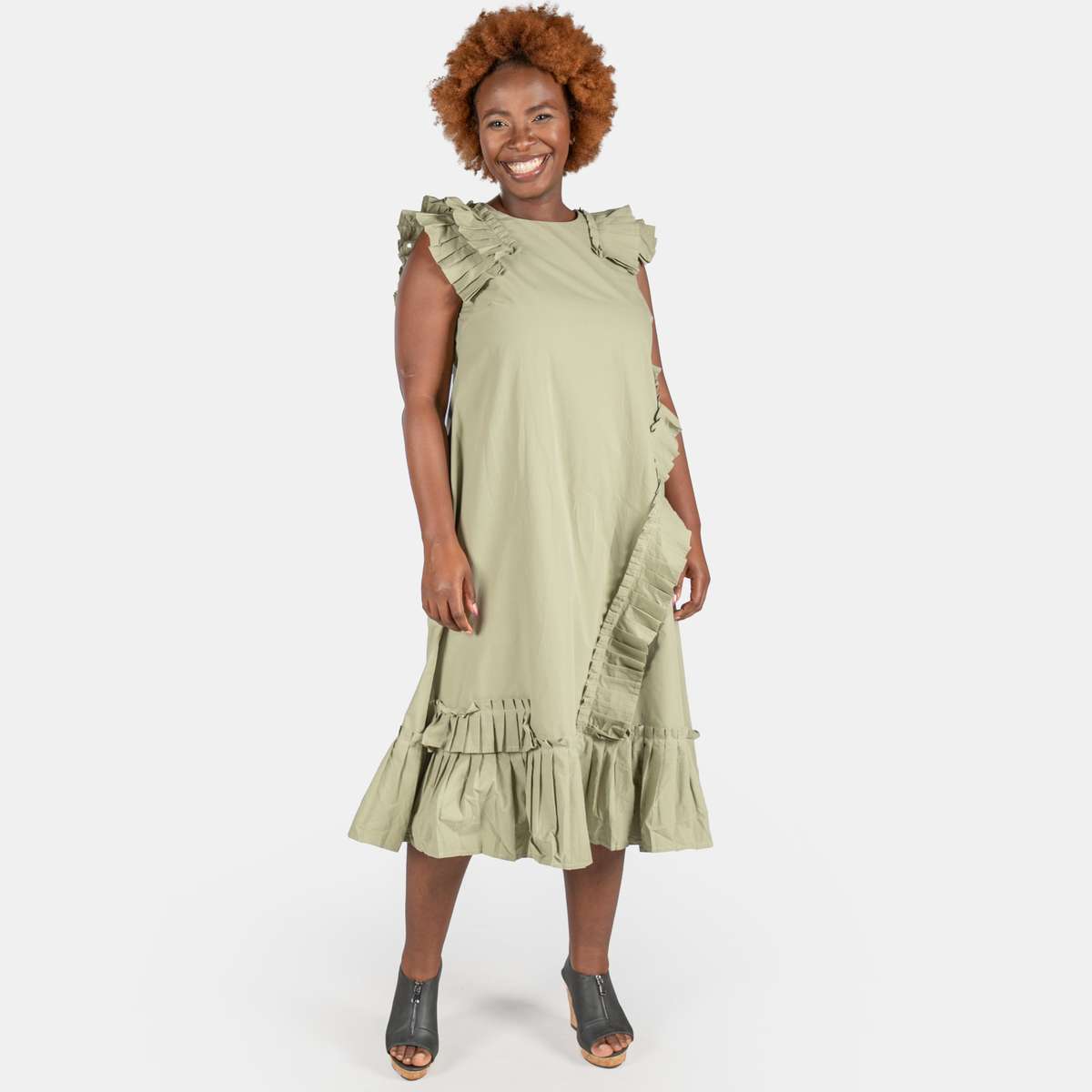 Ladies' Azure Dress - Sage