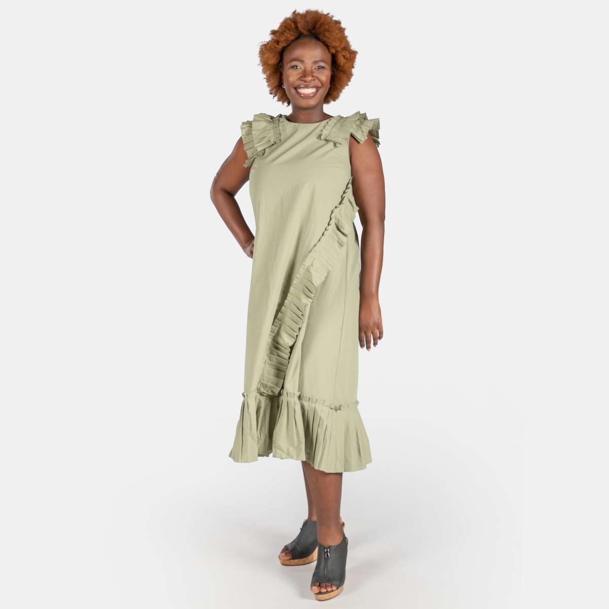 Ladies' Azure Dress - Sage