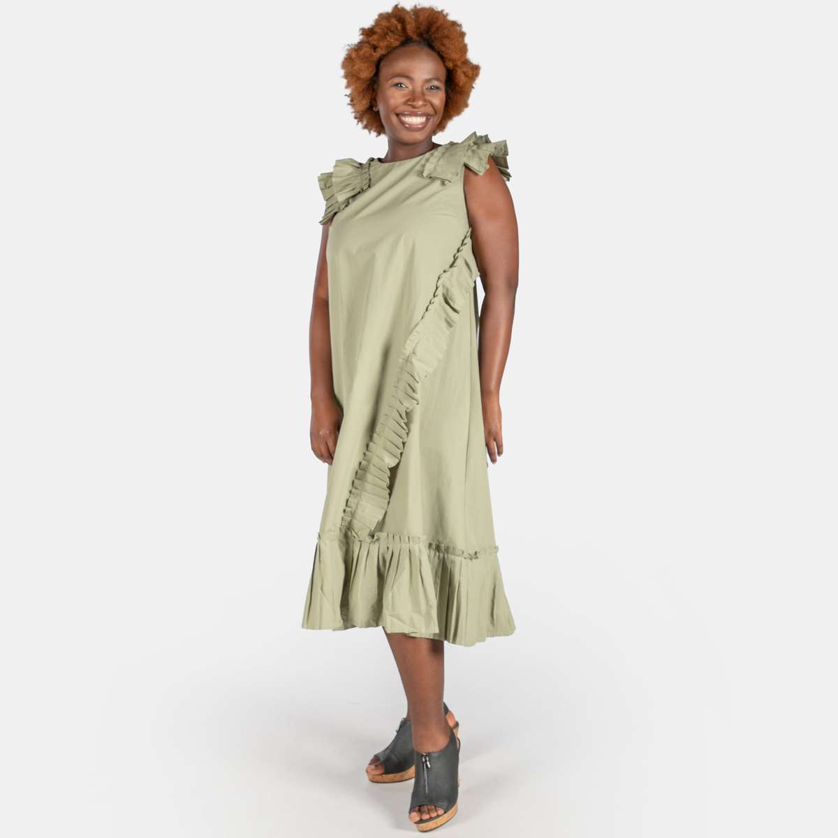 Ladies' Azure Dress - Sage