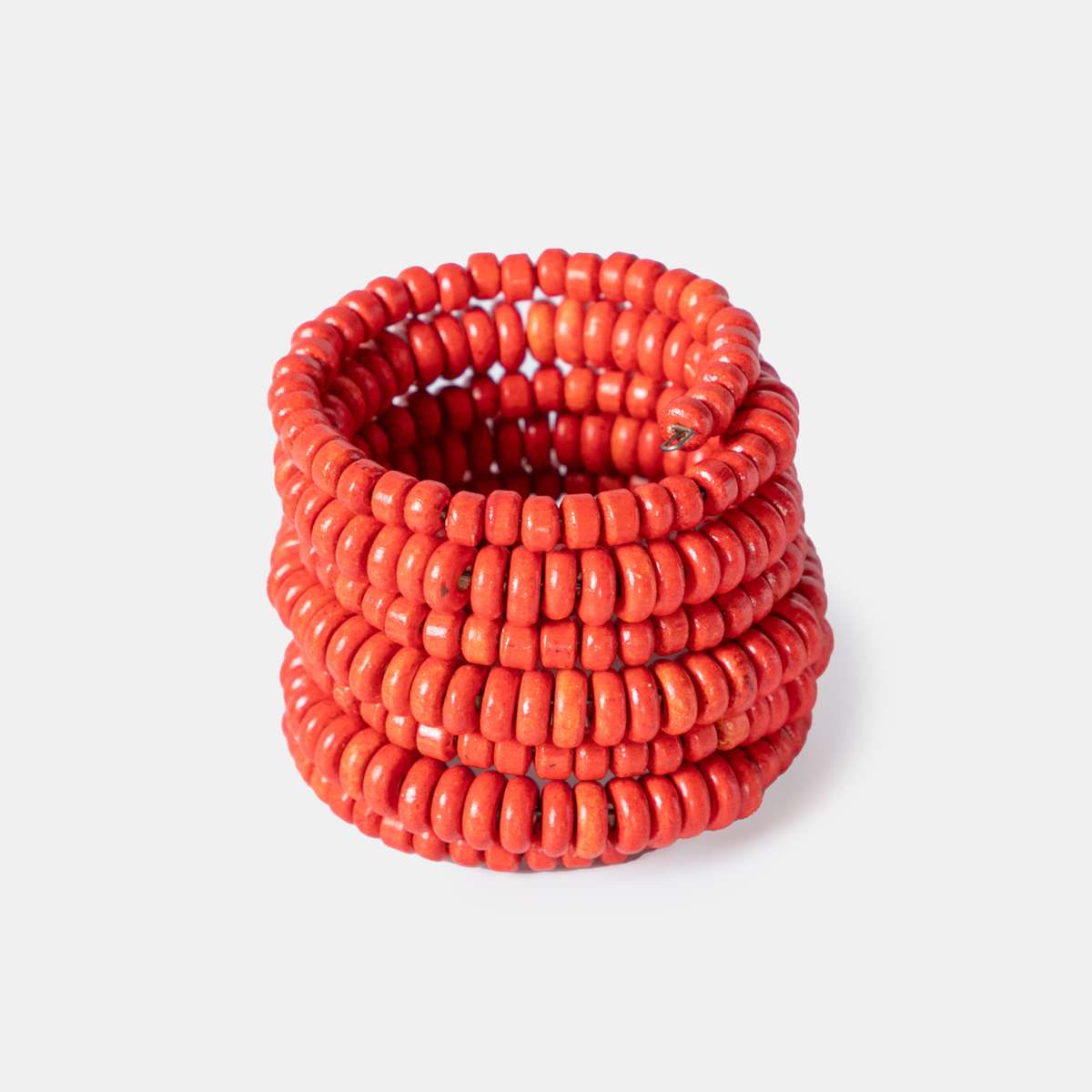 Ladies' Coil Bangle - Coral