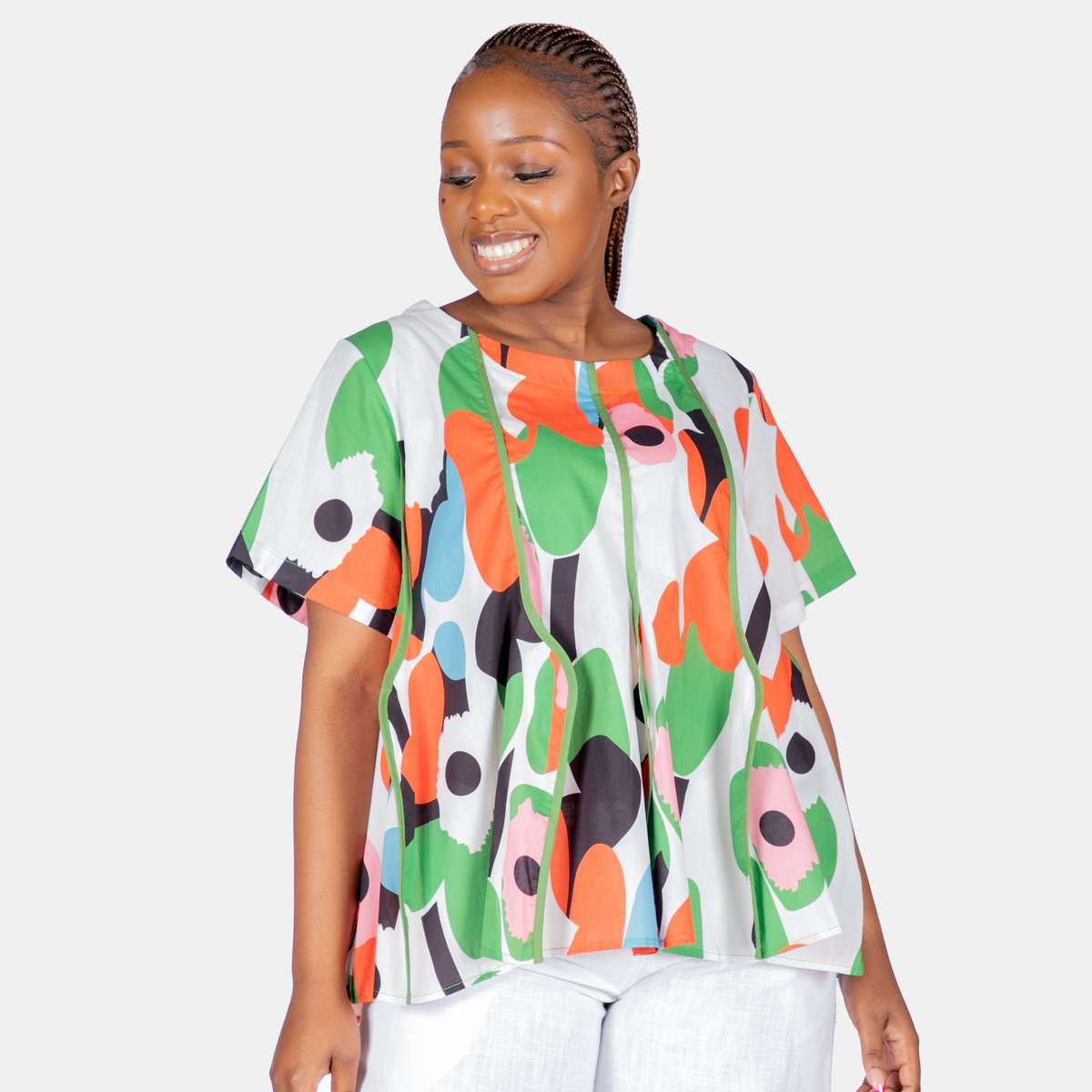 Ladies' Macaroon Top White