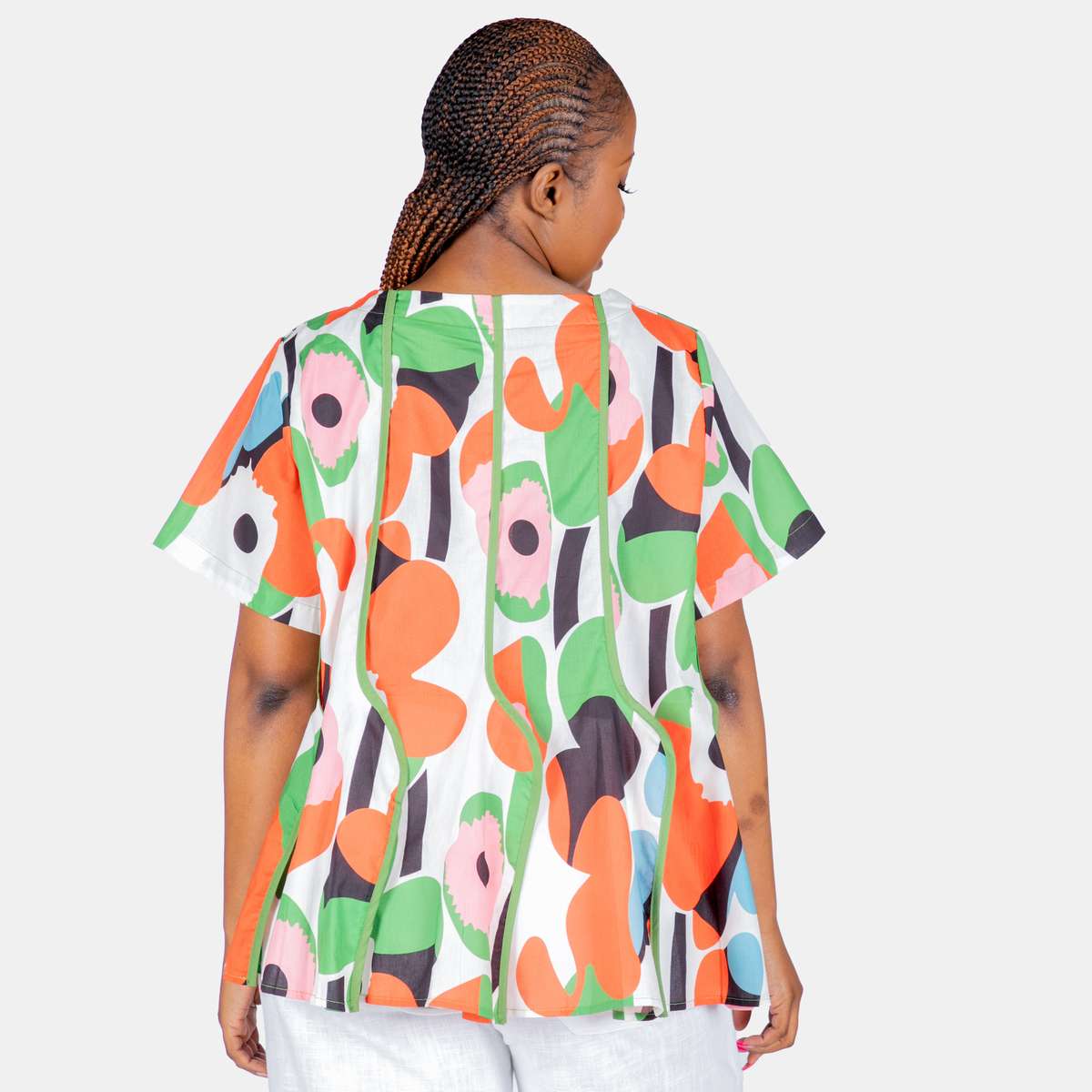 Ladies' Macaroon Top White