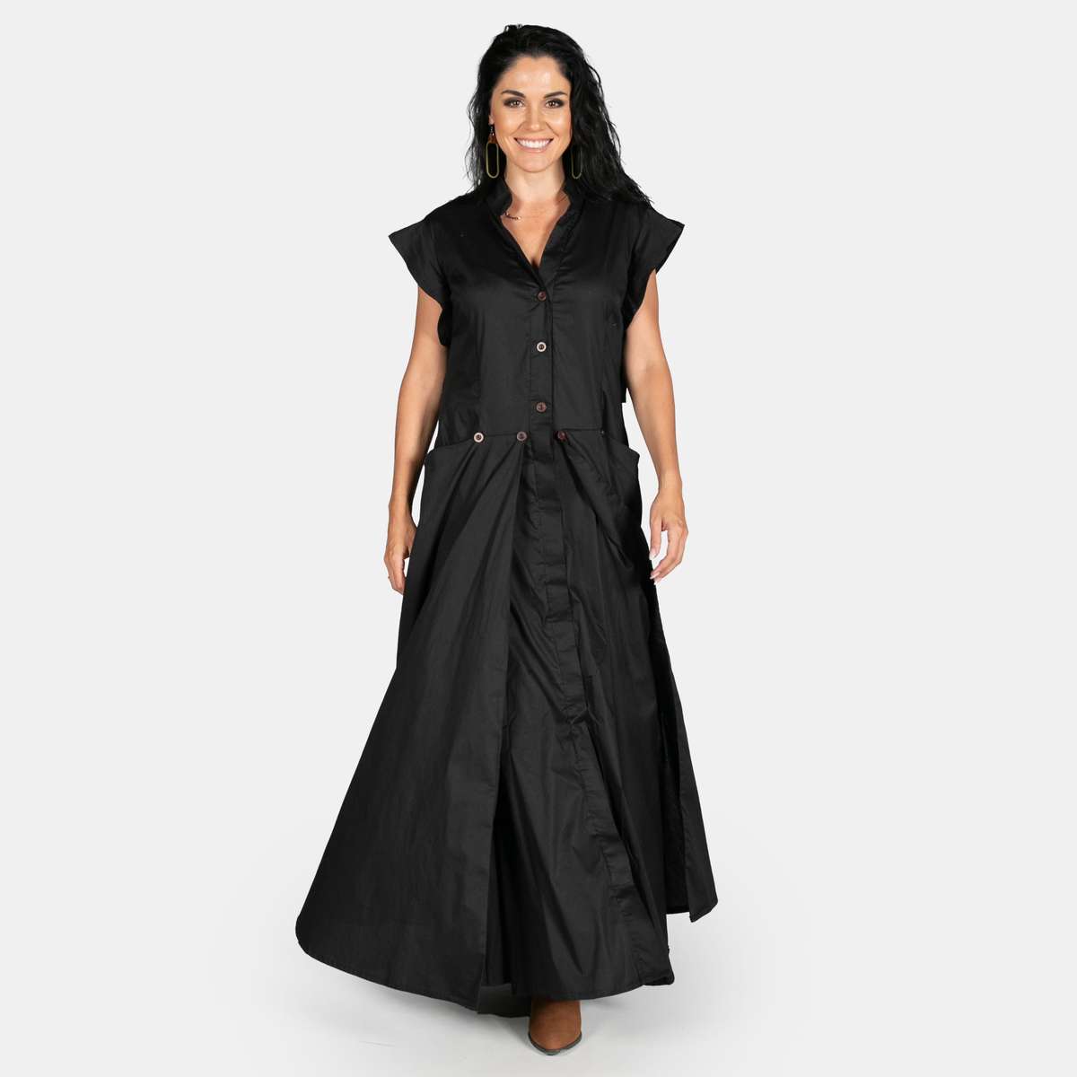 Ladies' Origami Dress - Black