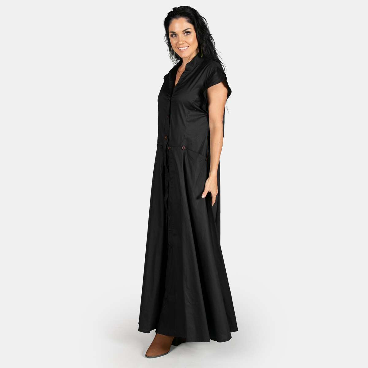Ladies' Origami Dress - Black