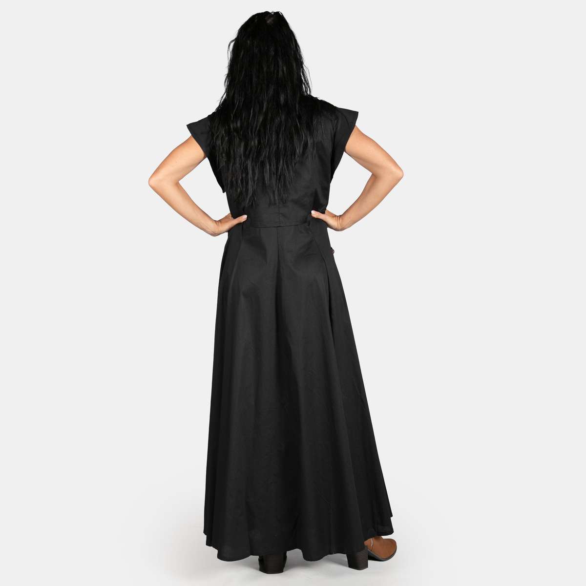 Ladies' Origami Dress - Black