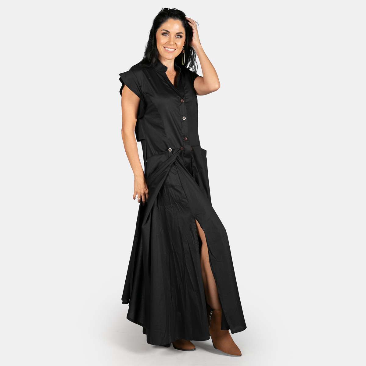 Ladies' Origami Dress - Black