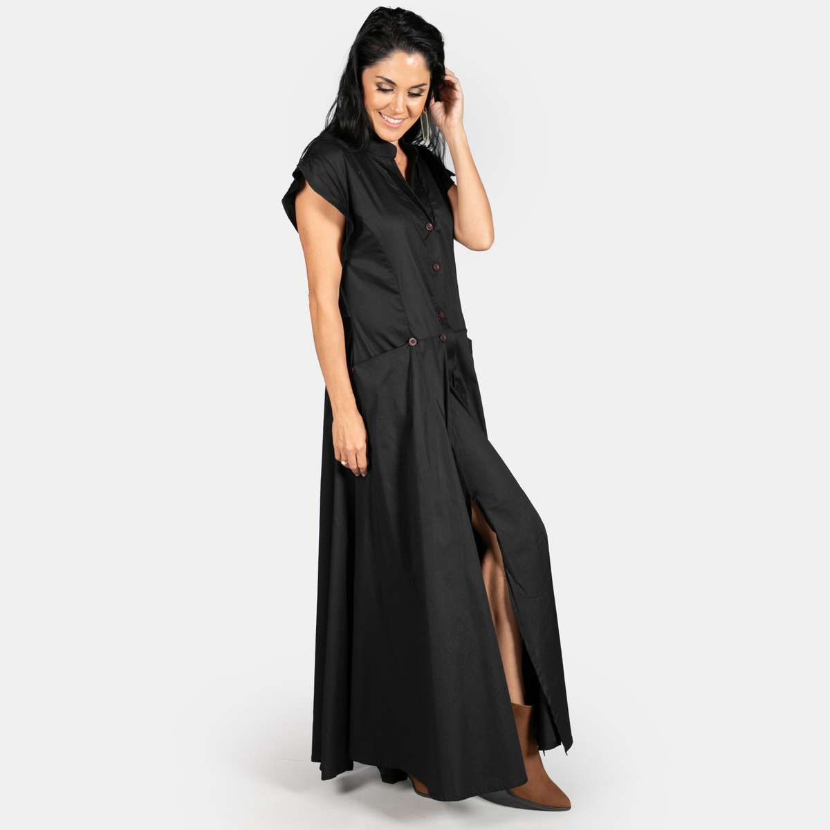 Ladies' Origami Dress - Black
