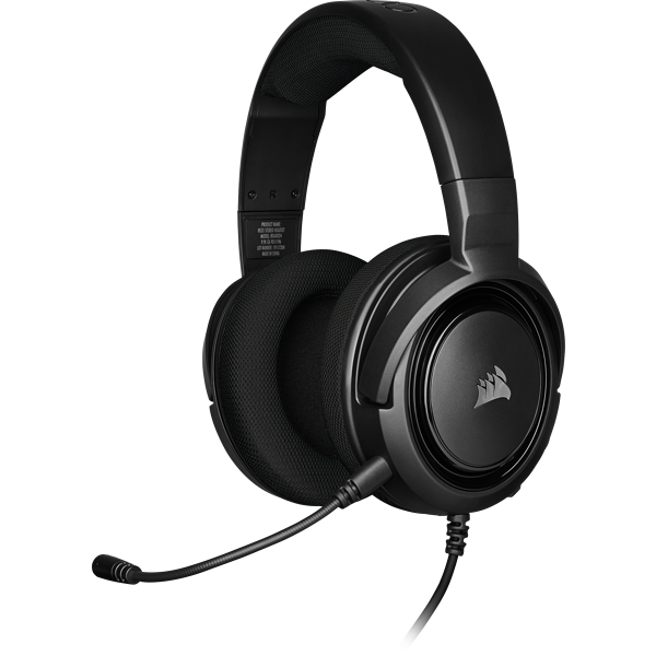Corsair Gaming HS35 Stereo Gaming Headset, 50mm Audio Drivers, Unidirectional Noise-Cancelling, D...