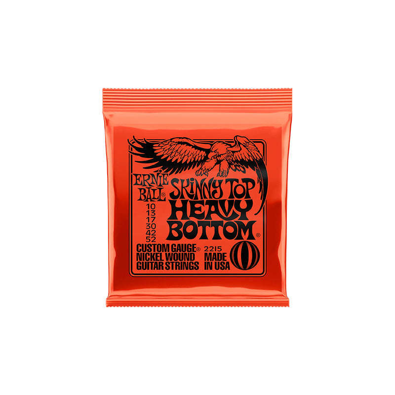 Ernie Ball 2215 Skinny Top Heavy Bot Slinky Nickel Wnd Electric Guitar Strings - .010-.052