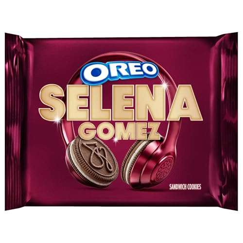 Selena Gomez OREO Cookies, Chocolate and Cinnamon Creme, Limited Edition 303g