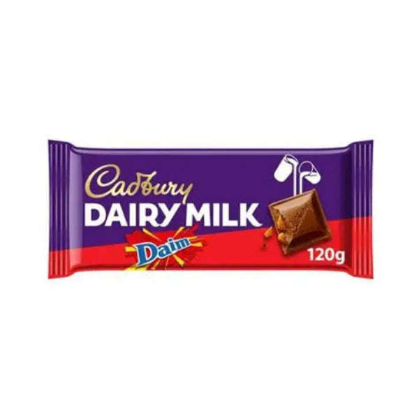 Cadbury Dairy Milk Daim Slab 120g
