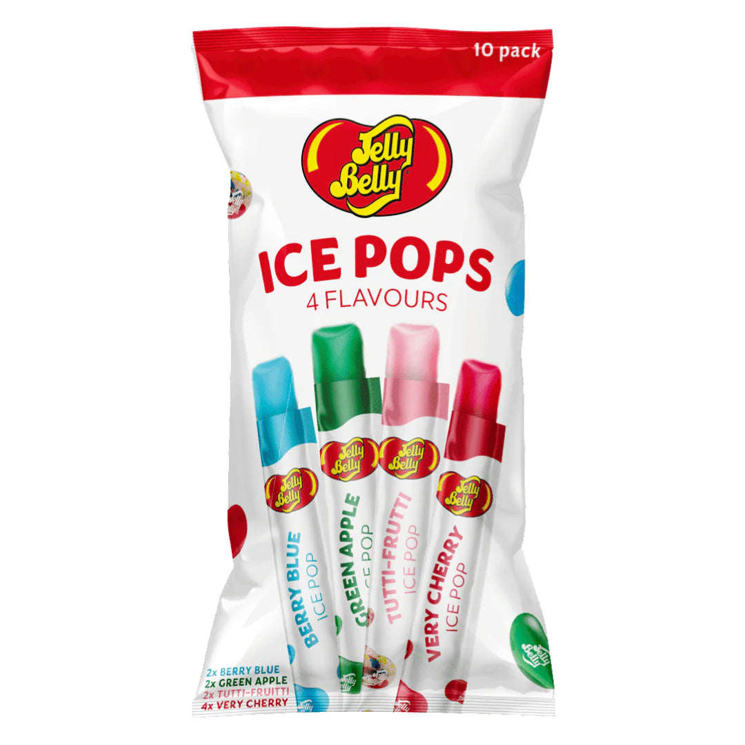 Jelly Belly Freezer Pops 10 Pack 500ml