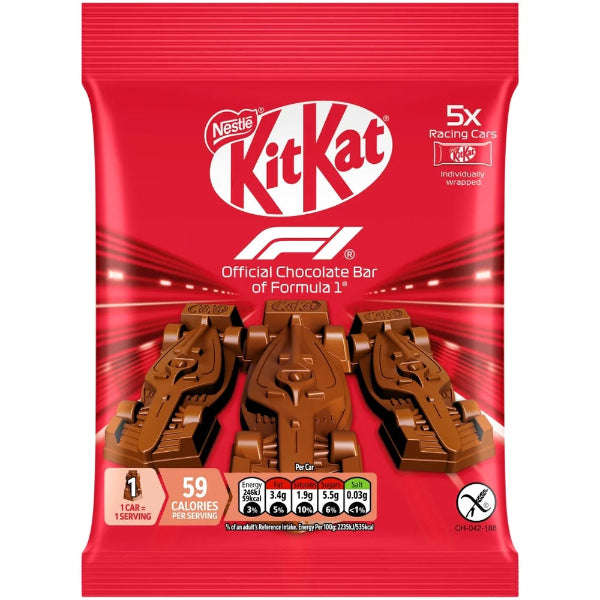 Nestle Kit Kat Racing F1 Cars (5 per Pack) 55g