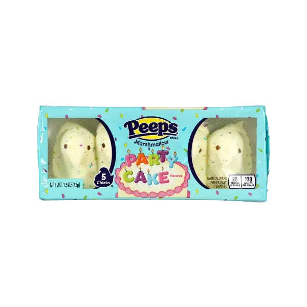 Peeps Party Cake Marshmallow Chicks 5pc 42g