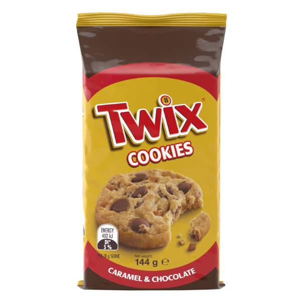 Twix Cookies Caramel & Chocolate 144g