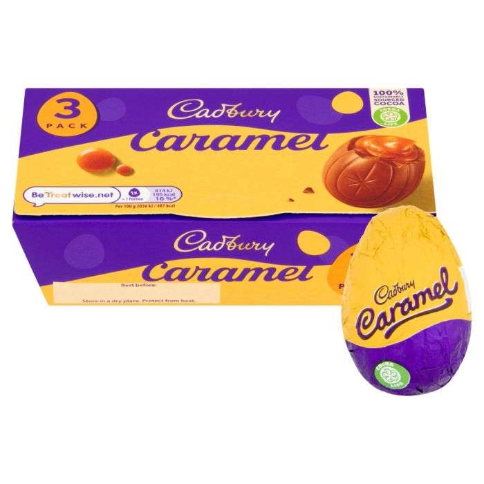 Cadbury Caramel Egg 3 Pack 120g