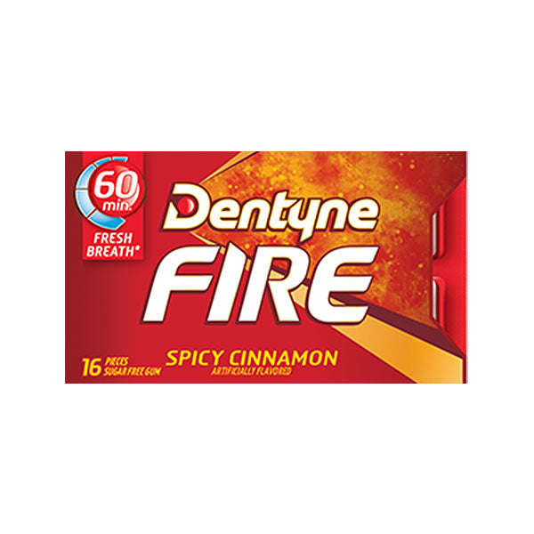 Dentyne Fire Spicy Cinnamon Sugar Free