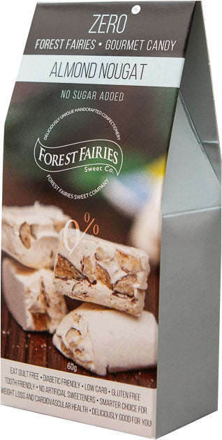 Forest Fairies Sugar Free Range - Almond Nougat 60g - Sugar Free
