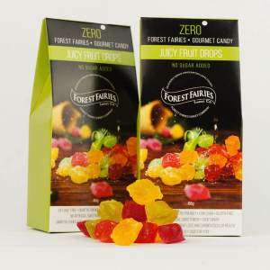 Forest Fairies Sugar Free Range - Juicy Fruit Drops 60g - Sugar Free