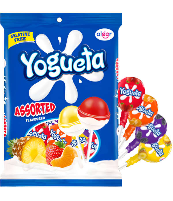Yogueta Lollipops 48 in a pack
