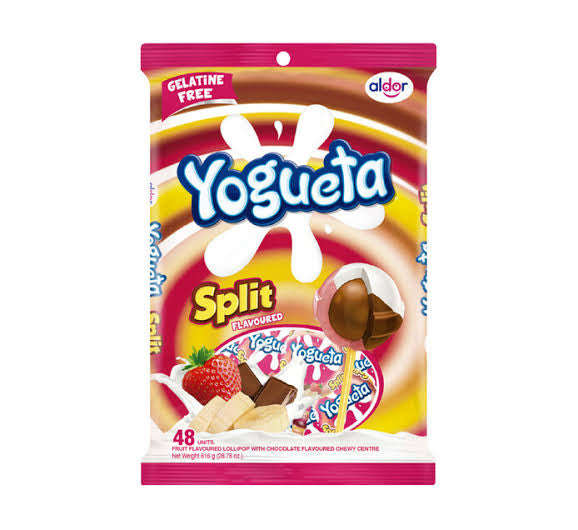 Yogueta Lollipops 48 in a pack