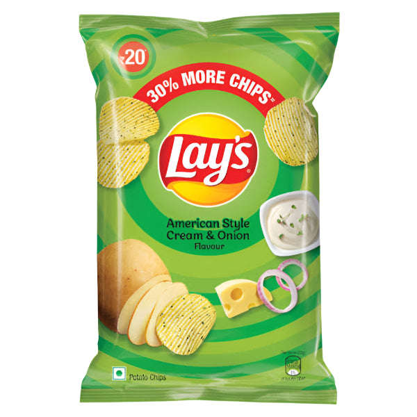 Lays American Style Cream & Onion 52g