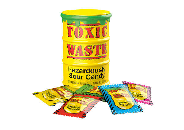 Toxic Waste Sour Candy Drum 48g