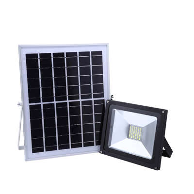 25w solar led flood light with panel