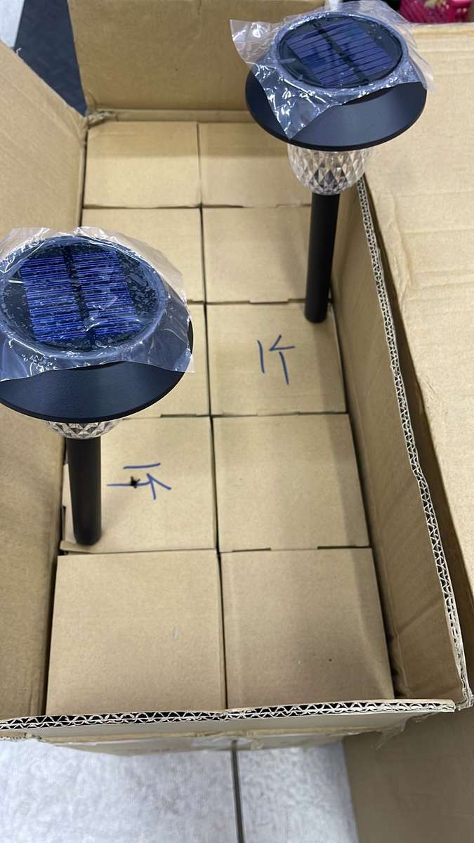 Small solar garden light