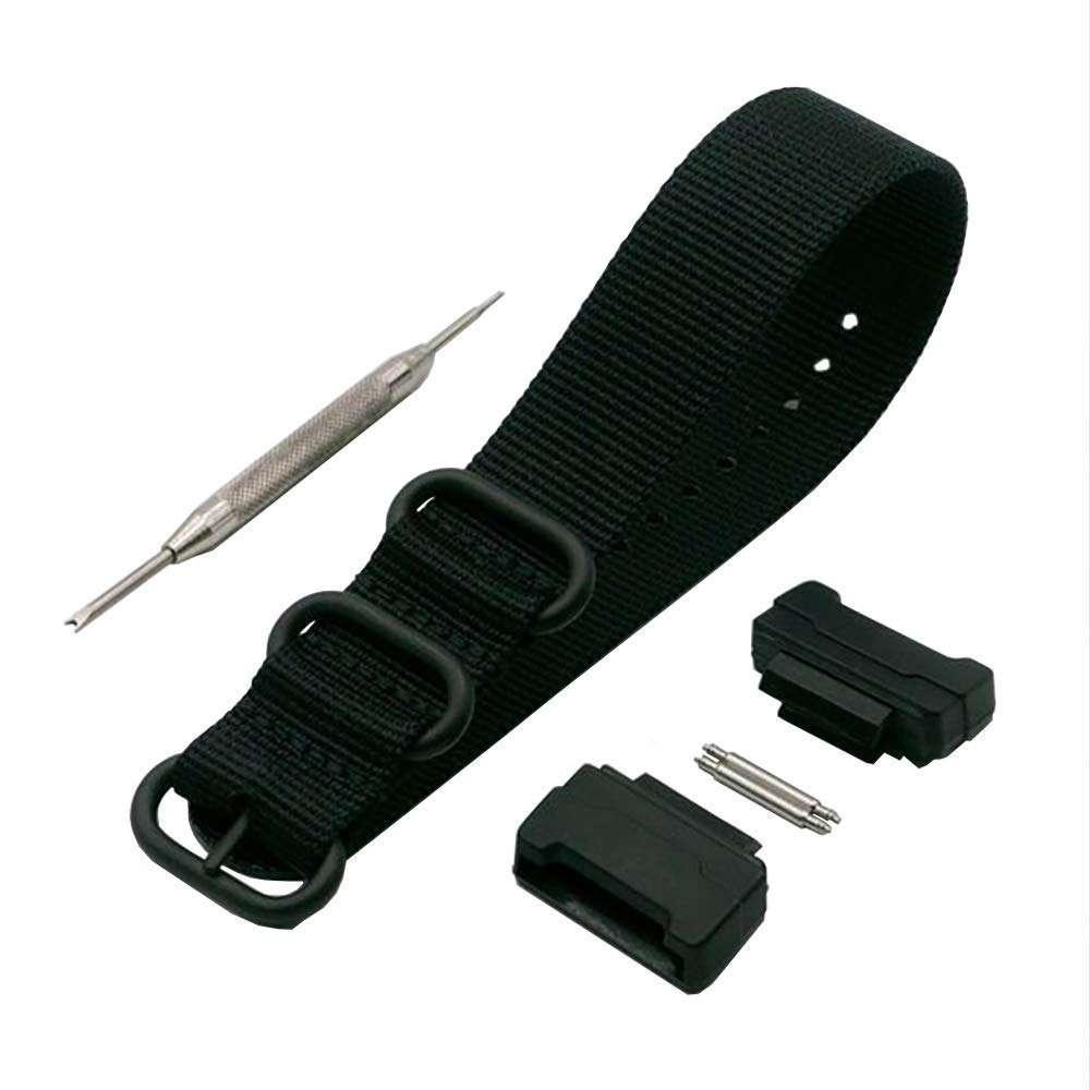 Adapters(16mm) and 1 Piece HD Conversion RAF NATO Nylon Watch Band Strap Kit for Casio GShock MIL...