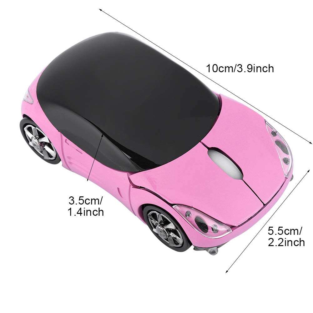 Bewinner Wireless Mouse for Kids, 2.4G Wireless Mouse with USB Receiver, Car Wireless Mouse Bluet...