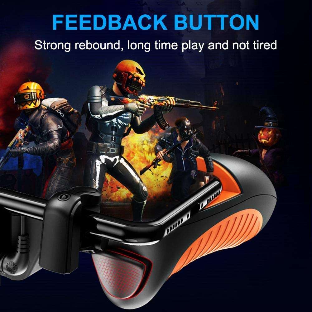 PUBG Mobile Controller, Auto High Frequency Click Mobile Game Controllers Trigger for PUBG/Fortni...