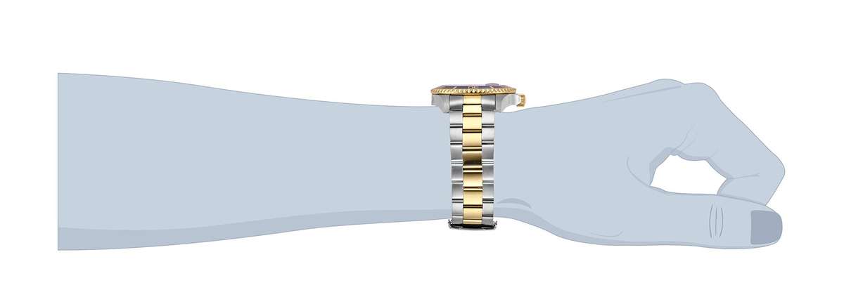 Invicta Men's Pro Diver Quartz Watch with Stainless Steel Strap, Two Tone, 22 (Model: 30021)