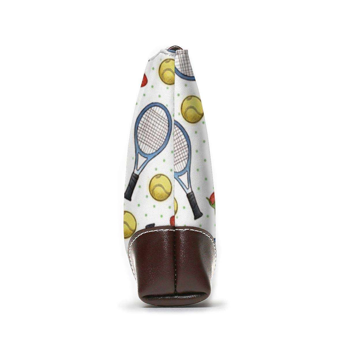 Tennis And Strawberries Soft Leather Clutch Crossbody Purses Clutch Phone Wallets With Card Slots...