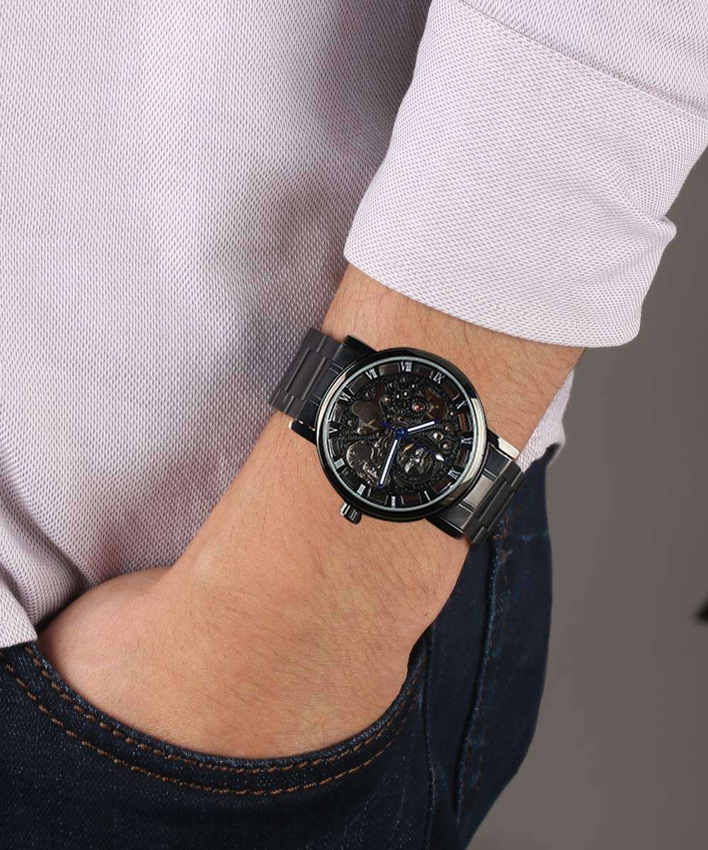 20mm 22mm 24mm Solid Stainless Steel Watch Band Silver 316L Push Button Hidden Bracelet Watch Str...