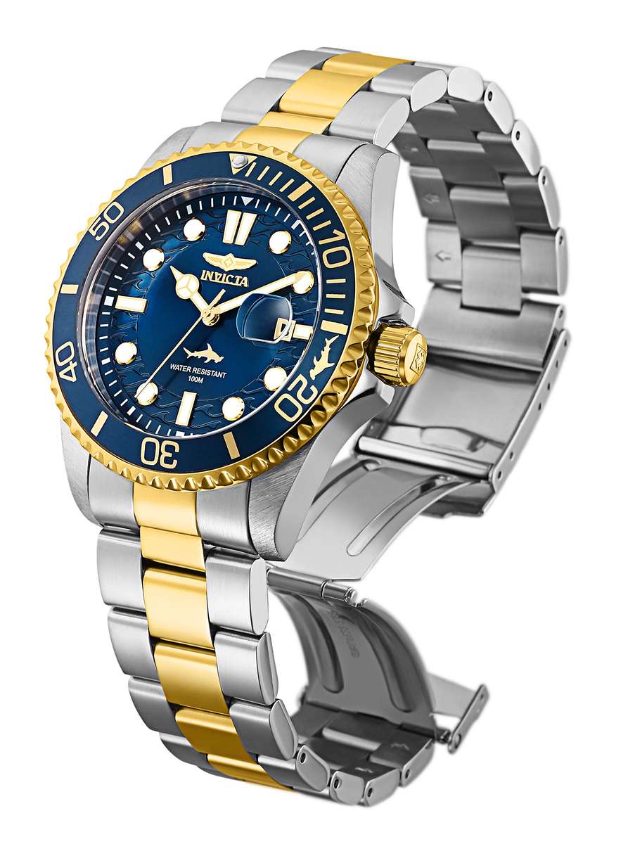 Invicta Men's Pro Diver Quartz Watch with Stainless Steel Strap, Two Tone, 22 (Model: 30021)