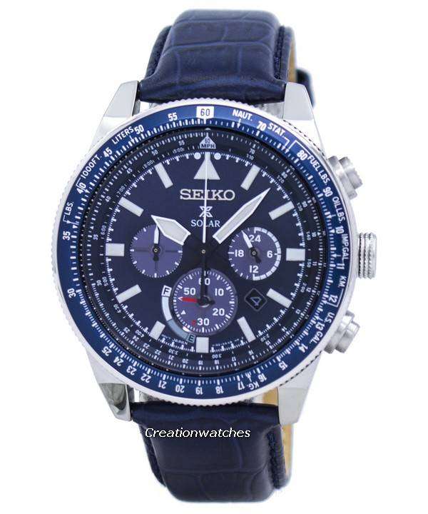 Seiko Prospex Solar Chronograph SSC609 SSC609P1 SSC609P Men's Watch